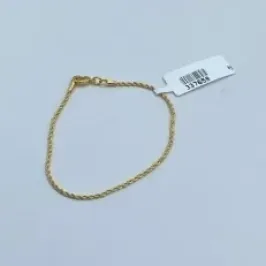 Pulseira Cordão Baiano Fina