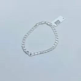 Pulseira Tijolinho 3mm Prata