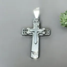 Pingente Crucifixo Aço Inox