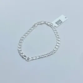 Pulseira Fígaro 3x1 Prata