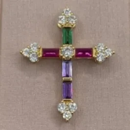 Pingente Crucifixo Color