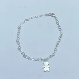 Pulseira Menino Prata